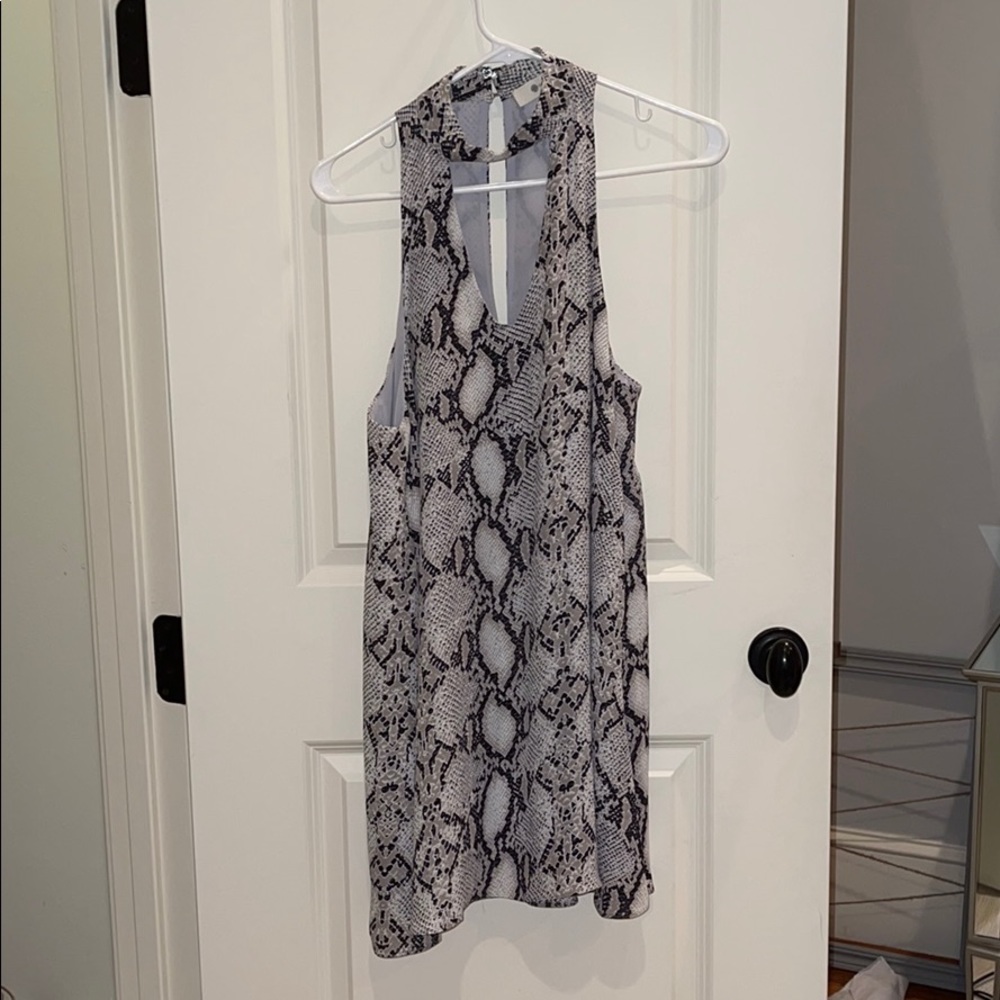 Snakeskin Key hole dress